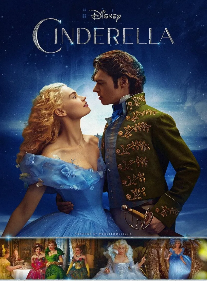 Cinderella (2015) Dual Audio {Hindi + English} Full Movie Bluray ESub