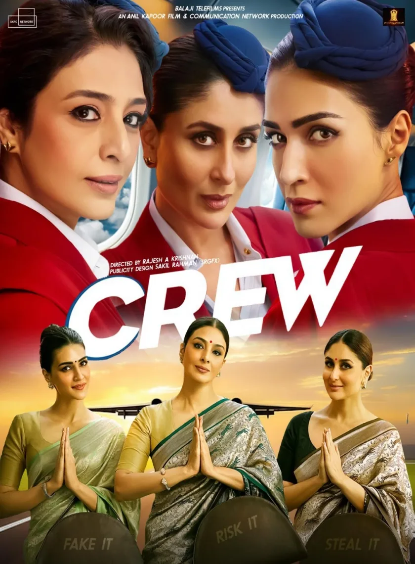 Crew (2024) Bollywood Hindi Movie HD ESub