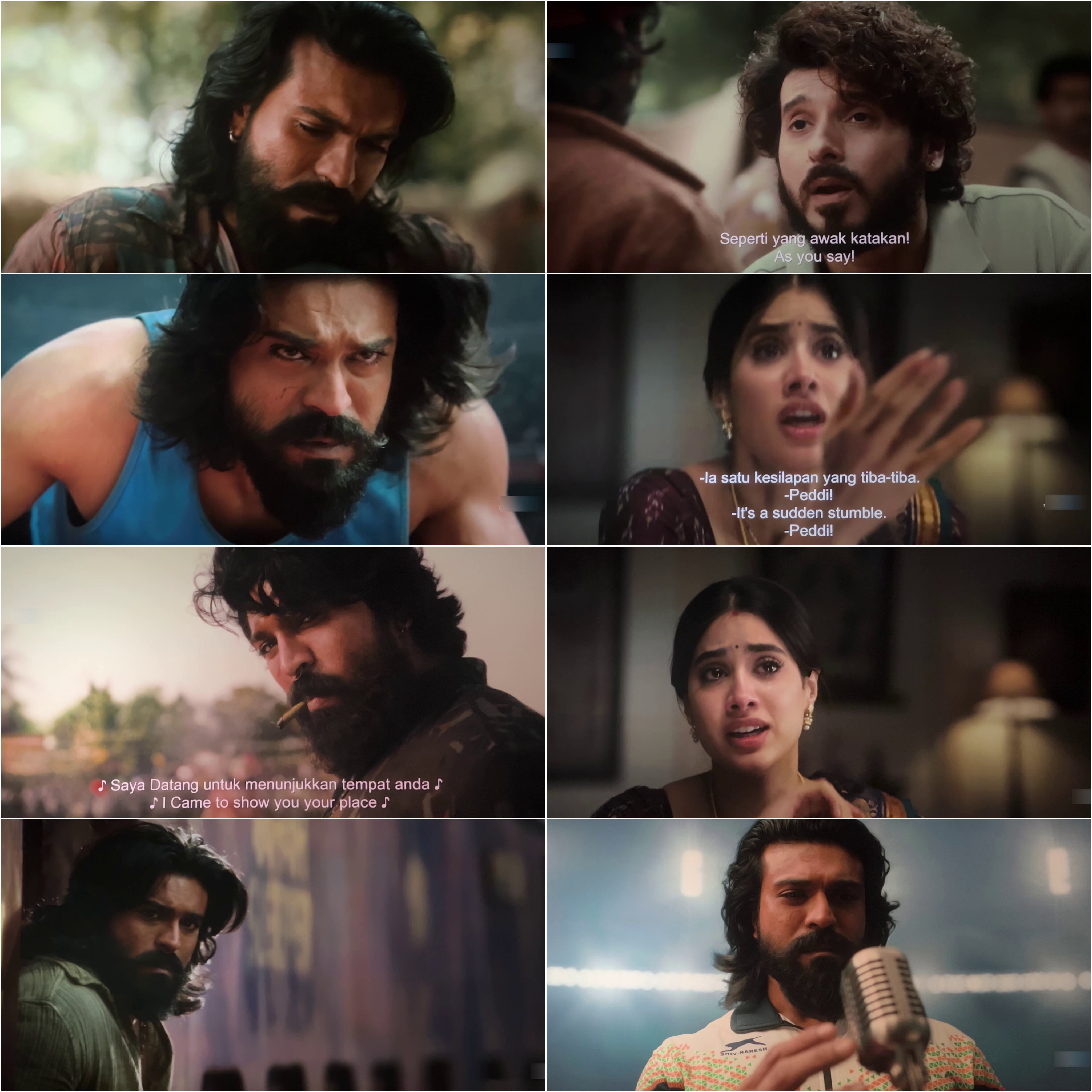 Peddi (2026) South Hindi Dubbed Movie HQCam screenshot